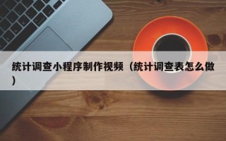 响水统计调查小程序制作视频（统计调查表怎么做）